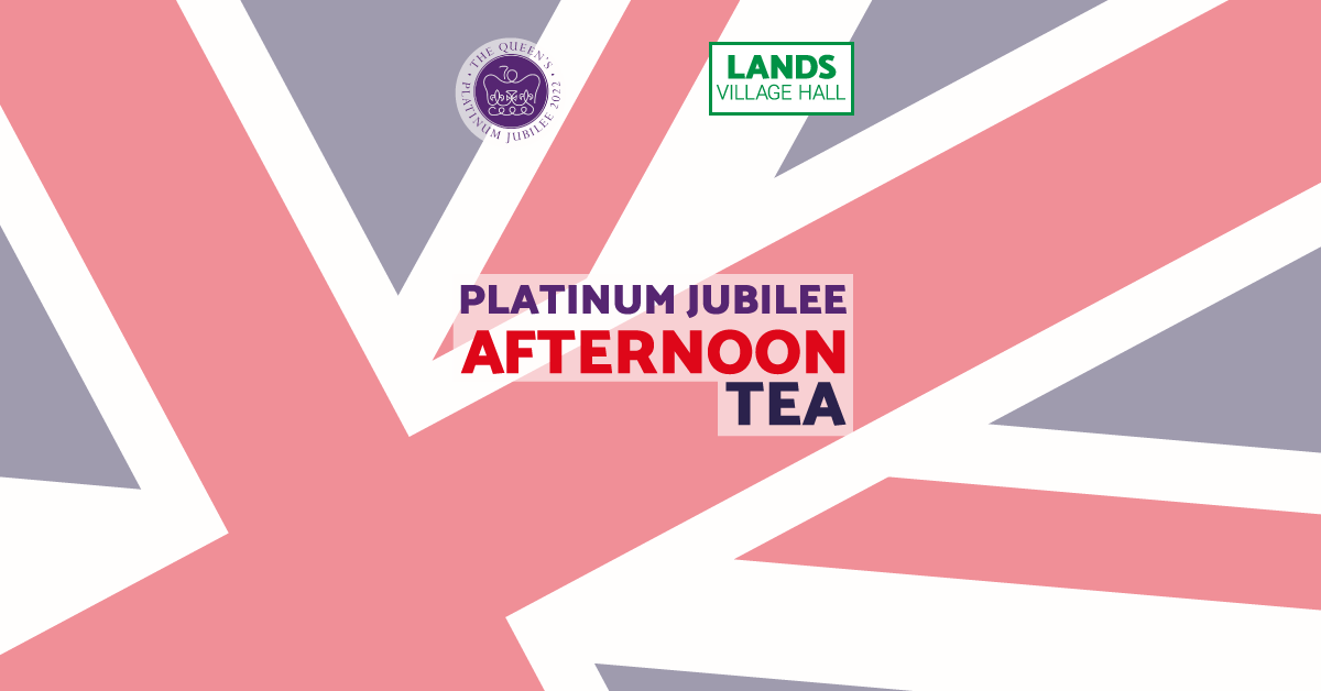 Lands Village Hall Platinum Jubilee Facebook events header